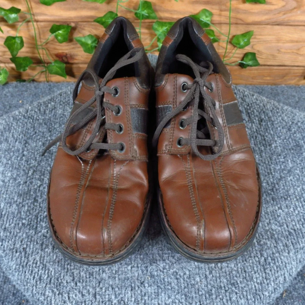 Streetcars Diplomat Mens Oxford Shoes Size 10.5 M Work Office Brown Leather